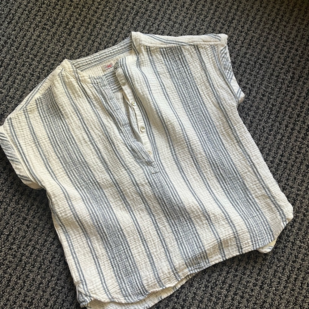 Faherty Dream Desmond Organic Cotton Top